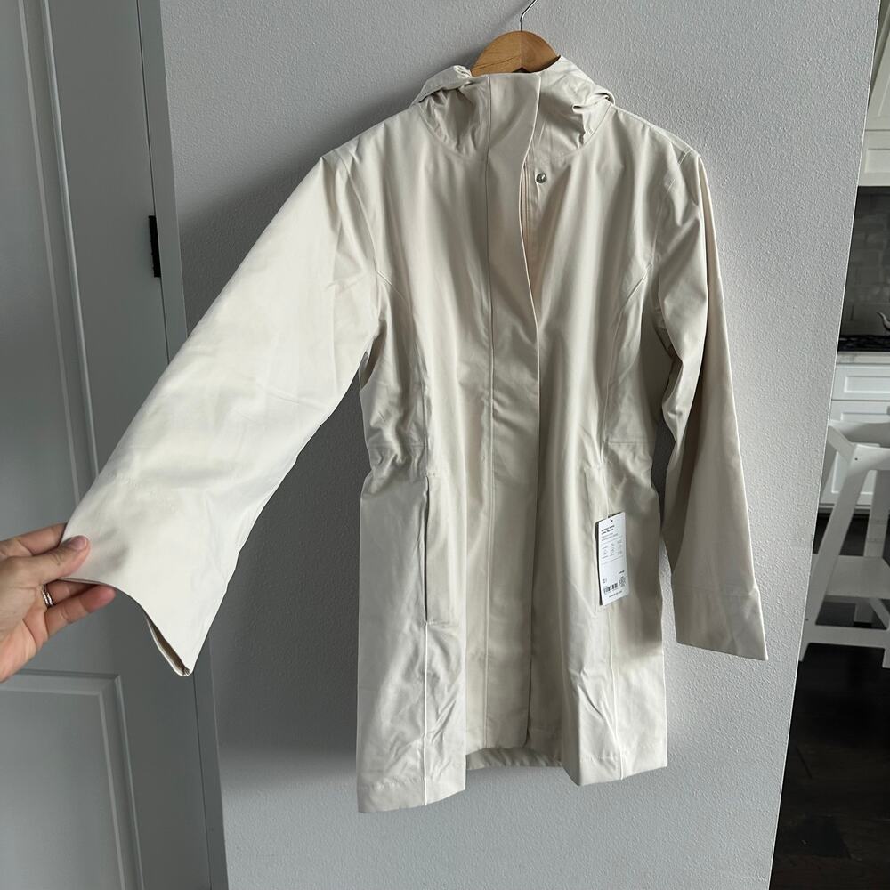 Athleta Rainout Ridge Long Trench Size XXS NEW - Picture 3 of 7